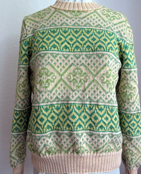 Fair-Isle Pullover, Wollerey Meline