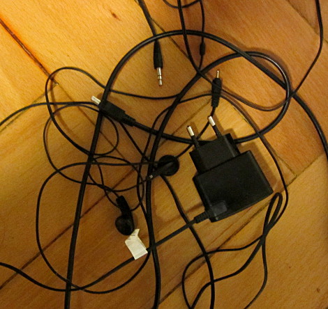 verknotete Kabel
