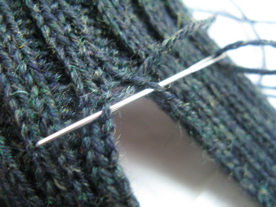 Und wieder zurück ins letzte Glied der 2 Maschen