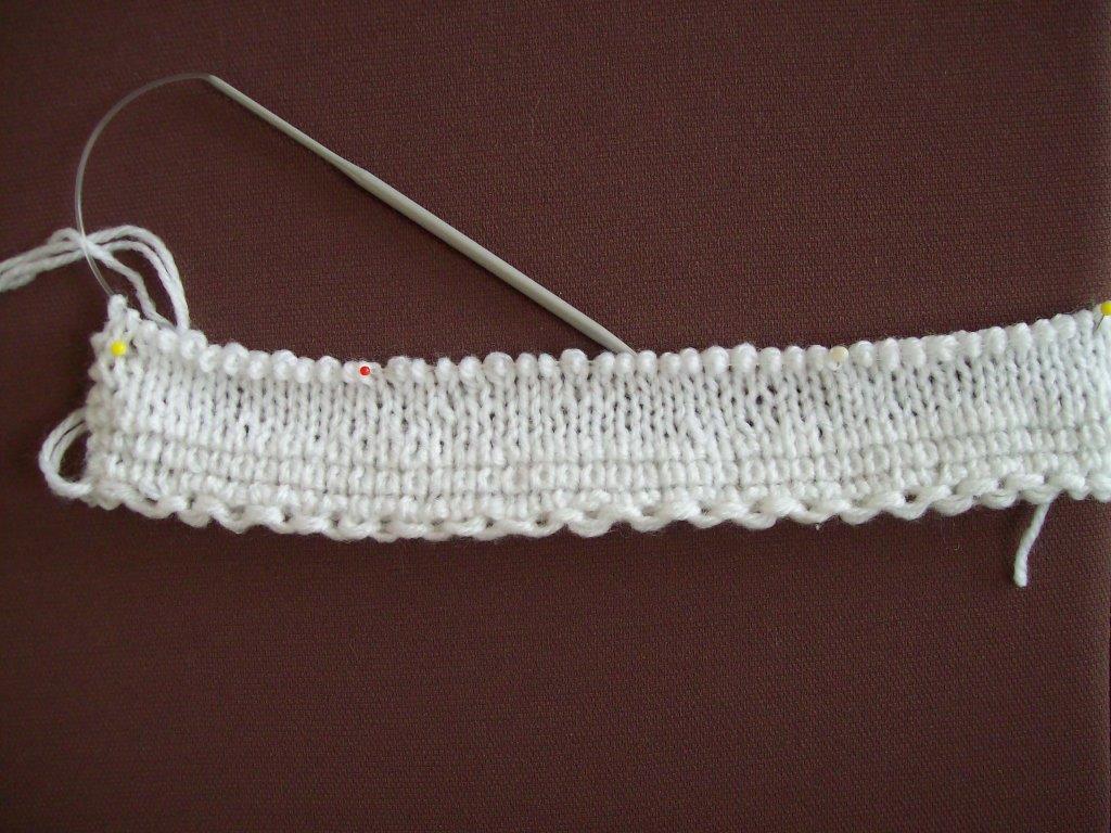 meine Strickprobe