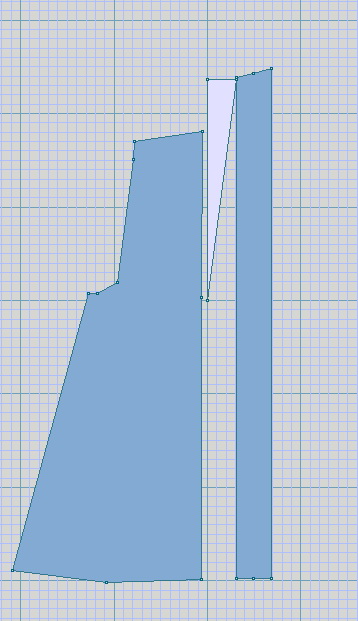Durchgehendes Keil direkt angestrickt - und daran der durchgehende Kragenstreifen