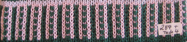 254, alle 2 Reihen Farbe wechseln, mit doppelter Höhe