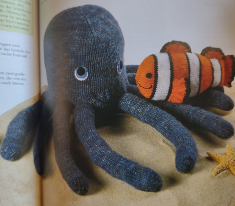 Aus dem Buch &quot;Kuscheltiere selbst gestrickt&quot; v. Kath Dalmeny