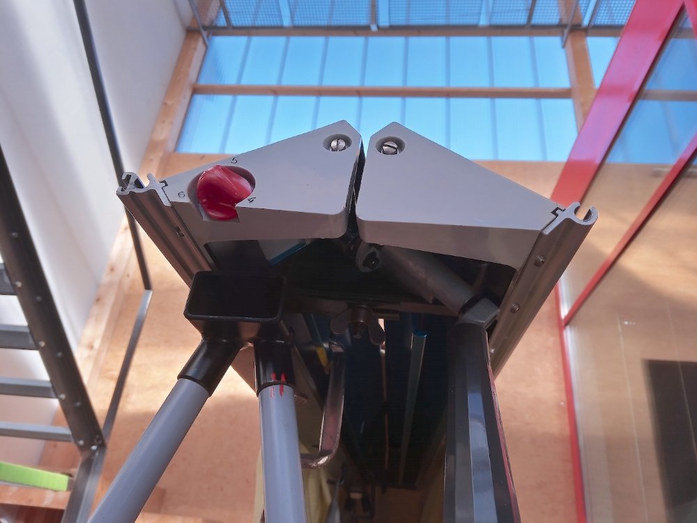 verssatzhebel unten seitlich